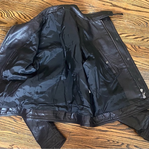 July 4 Bloomingdale’s Men’s Size50 XL 100% Lambskin Premium Genuine BlackLeather - Picture 11 of 16